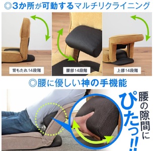 1151 腰の神様がくれたゲーミング座椅子ライト【第10弾】【色が選べる】