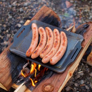 796 ZEOOR ソロ鉄板シリーズ キャンプ 極厚鉄板 プレート 厚さ4.5mm Mサイズ