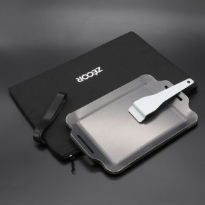 796 ZEOOR ソロ鉄板シリーズ キャンプ 極厚鉄板 プレート 厚さ4.5mm Mサイズ