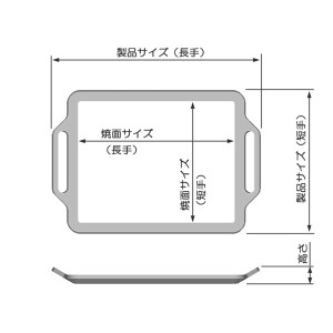 817 イワタニ カセットガス ジュニアコンパクトバーナー 専用 極厚 鉄板 板厚4.5mm IW45-10