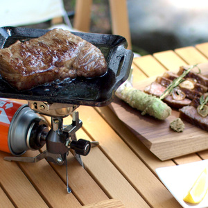 821 BQ50-10　ZEOOR キャンプ ステンレスプレート 板厚5mm 200×170mm