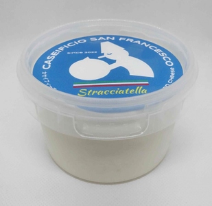 【定期便】ストラッチャテッラ Stracciatella 200g 2個セット(4カ月連続お届け) 【0073-058】カセイフィーチョ サンフランチェスコ 岐阜県 可児市 しぼりたて 高品質 フレッシュ ミルク 風味 乳製品 チーズ ピザ パスタ サラダ グルメ