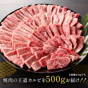 飛騨牛カルビ500g【0016-054】