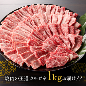 飛騨牛カルビ1kg（500g×2）【0016-055】