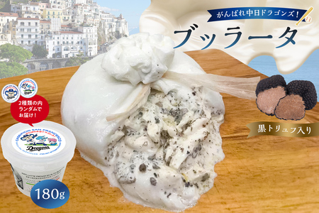 がんばれ中日ドラゴンズ！ブッラータ黒トリュフ入り1個【中日ドラゴンズコラボ】 ﾁｰｽﾞ ﾌﾞｯﾗｰﾀ 黒ﾄﾘｭﾌ ﾄﾘｭﾌﾍﾟｰｽﾄ ﾐﾙｸ ｻﾗﾀﾞ ﾓｯﾂｱﾚﾗ ｺﾗﾎﾞ ﾄﾞﾗｺﾞﾝｽﾞ  【0073-074】