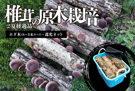 椎茸の原木栽培2夏経過品【0051-001】