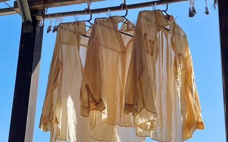 持ち込み柿渋染め体験 [No.1042]