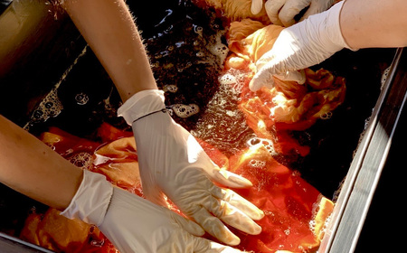 持ち込み柿渋染め体験 [No.1042]