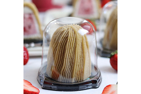 生モンブラン苺　4個入　1箱　約520g グルテンフリー [No.486]