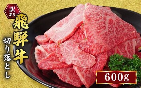 訳あり 飛騨牛 焼き肉用 切り落とし 600g ｜ 牛 牛肉 焼肉 BBQ バーベキュー 切り落とし 訳アリ 国産 お届け：12月中旬～1月初旬のお申込は1月中旬以降の順次出荷になる ※離島への配送不可
