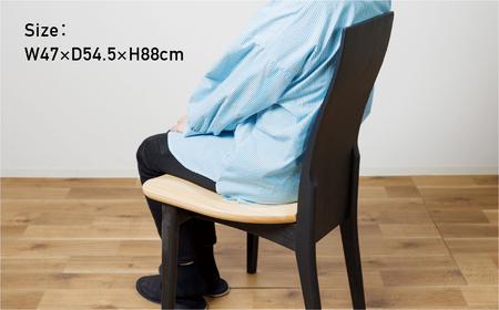 桧然 チェア 飛騨産桧 飛騨の家具 イバタインテリア[Q2329]DCL-312