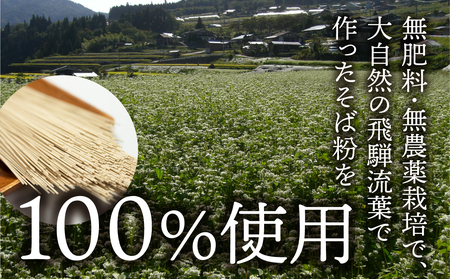 飛騨産そば 180g 4袋 8人前 二八そば 