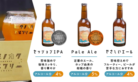 フトビール 飲み比べ 5本 セット 地ビール 受賞 飛騨 季節 限定 ヒダノオクブルワリー[Q2947]