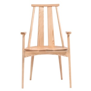 アームチェア アバンティJAV-DC1142 O オーク / 椅子 1脚 いす イス 無垢材 板座 ナチュラル 木製 ダイニング デザインチェア 北欧 おしゃれ シンプル 木製椅子 木製チェア 食卓椅子 送料無料 飛騨市