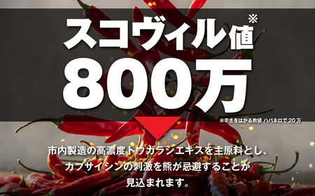 熊撃退スプレー（練習用セット） アウトドア 対策 アウトドア