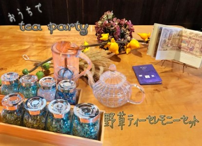 おうちで飛騨の野草ティーセレモニーセット 野草茶 スギナ ドクダミ 野ブドウの蔓 クロモジ イノコズチ 桑の葉 葛の花 メナモミ お茶[Q087]