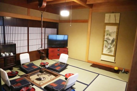 吉城の郷 馬出し橋 1泊朝食付き ペア宿泊券 貸し切り 1日1組限定 飛騨古川 古民家 観光[Q281]