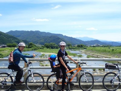 飛騨里山サイクリングガイドツアー ハーフ 飛騨古川 自転車 体験  ペアチケット[Q305]
