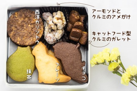 NEKOクッキー缶 クッキー詰め合わせ スイーツ 焼き菓子 焼菓子 かわいい プレゼント ギフト 贈答用(SAVE THE CAT HIDA支援)[neko_j_31x]