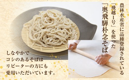 日本そば そば 蕎麦 乾麺 200g×17袋 2回送付 定期便 飛騨 奥飛騨朴念そば 定期便 お楽しみ [Q1931x] 100000円 10万円
