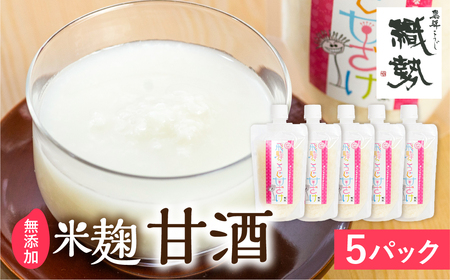 飛騨こうじ甘酒(白)×5パック 米麹 米こうじ 生麹 無添加 ノンアルコール 発酵 スパウトパウチパック 妊婦 授乳中 お子様 [Q1775re]