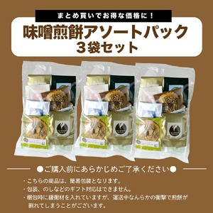 【訳あり】無添加・国産原材料にこだわった味噌煎餅 味噌煎餅アソートセット3袋 飛騨 井之廣製菓舗 お菓子 せんべい 訳アリ わけあり ワケアリ 簡易包装 家庭用 [Q2024]20000円