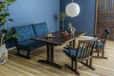 ダイニングアームチェア DCA-49 KB オーク材 飛騨の家具 椅子 椅子