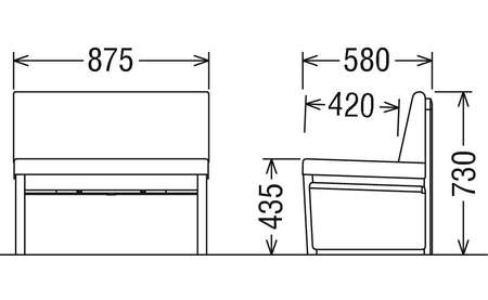 カリモク家具『2人掛チェア』CA3902 [1251]新生活
