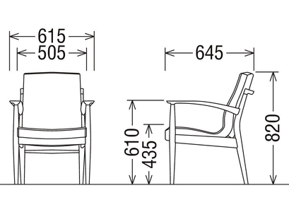 カリモク家具『肘付ダイニングチェア』CD3150 [1253]新生活