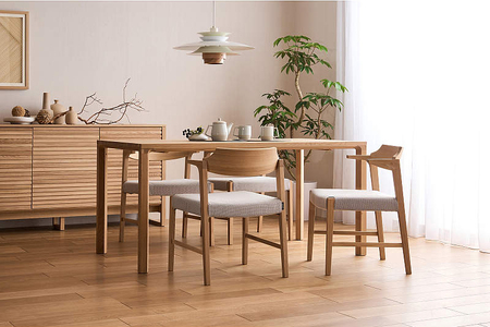 カリモク家具『ダイニングチェア・肘小』CW3811 [1277]　