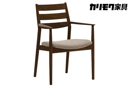 岐阜県(本巣市)】カリモク家具『肘付ダイニングチェア』CW6310 [1286