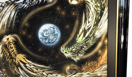 現代水墨画家 白道 直筆作品「宇宙を創る三大龍王」|絵画 現代水墨画家 白道 直筆作品「宇宙を創る三大龍王」|絵画