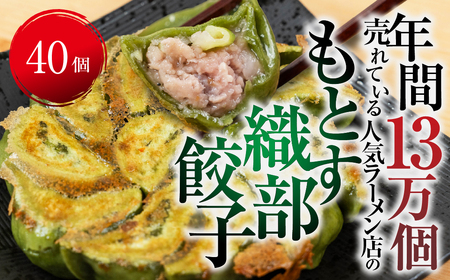 あっさり塩味、織部焼リスペクトの「もとす織部餃子 40個」ぎょうざ ギョウザ 冷凍 あたためるだけ お取り寄せ グルメ グルメ [mt1580] 8000円