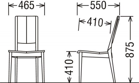 カリモク家具『ダイニングチェア』CU4545 [1103]新生活