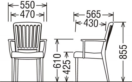 カリモク家具『肘付ダイニングチェア』CU6510 [1110]新生活