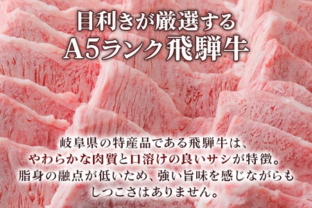 [A5等級] 飛騨牛サンカクバラカルビ焼き肉用1kg [0861]