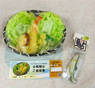 サンプルビレッジいわさき　食品サンプル体験＆郡上鮎キーホルダー