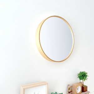 KATOMOKU plywood mirror km-91≪km-91NA≫曲げわっぱミラー(ナチュラル)【B-36-na】