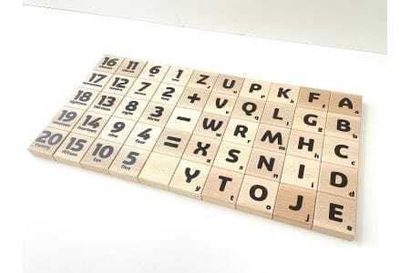 KATOMOKU ABC積み木 恐竜 km-128