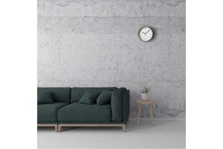 KATOMOKU muku clock 木製掛け時計（グレー）km-57GR