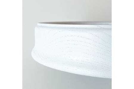 KATOMOKU muku clock 木製掛け時計（ホワイト）km-58WH