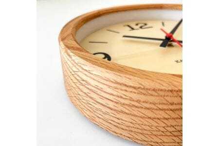 KATOMOKU muku clock 木製掛け時計（オーク）km-136OA