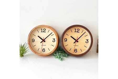 KATOMOKU muku clock 木製掛け時計（オーク）km-136OA