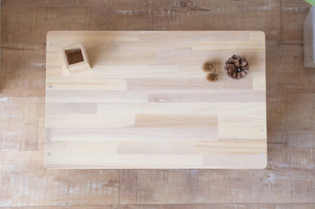 建築端材でつくったキッズテーブル　こども つくえ テーブル つくえ テーブル