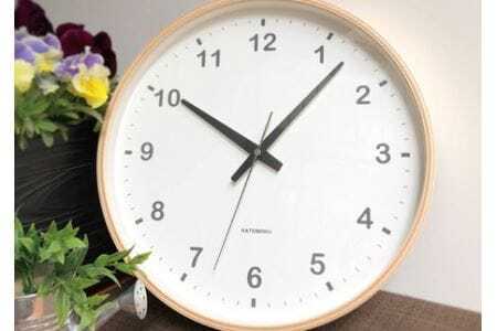 KATOMOKU　曲げわっぱSKP電波時計（ナチュラル）km-33LRCS