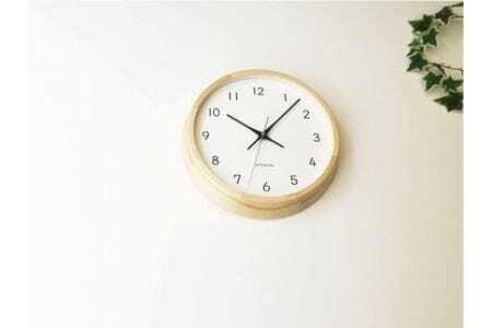 KATOMOKU　ヒノキの木枠SKP電波時計　km-104HIRCS