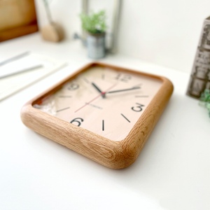 KATOMOKU muku clock 20≪km-133OARC≫ 電波時計(オーク)【C-47-O】