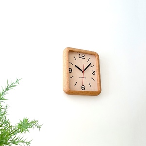 KATOMOKU muku clock 20≪km-133OARC≫ 電波時計(オーク)【C-47-O】