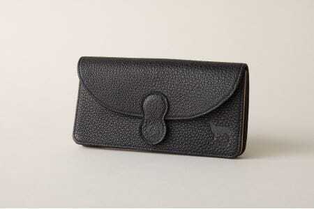 RIPS（革のカシミヤ 郡上市産明宝鹿革レディース財布）ブラック