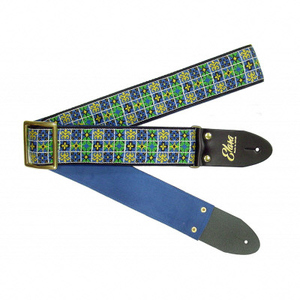 【ギターストラップ】Elara Straps Knight Square Blue　ギター　ベース　アコースティックギター　アコギ　エレキギター　エレキ　ギターストラップ　ベースストラップ　エララストラップ